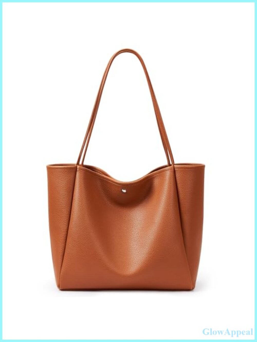 KALIDI 16L Vegan Leather Hobo Tote Daily Casual